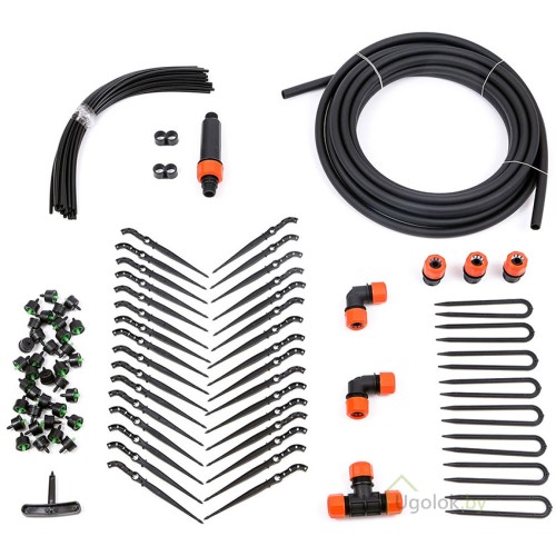 Капельный полив от водопровода ЖУК 30 растений