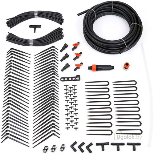 Капельный полив от емкости Жук 60 растений (тепличный) Капельный полив от емкости Жук 60 растений (тепличный)