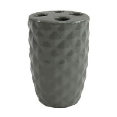 Стакан керамический для зубных щеток с отверстиями Milos Feniks