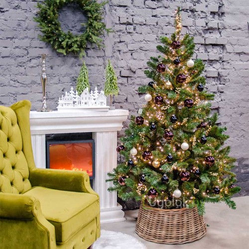 Елка искусственная классическая зеленая LUX 250 см GrandCity Елка искусственная классическая зеленая LUX 250 см GrandCity