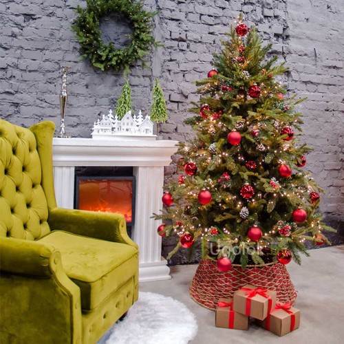 Елка искусственная Сверк с литыми ветками РЕ Корейская 180 см GrandCity Елка искусственная Сверк с литыми ветками РЕ Корейская 180 см GrandCity