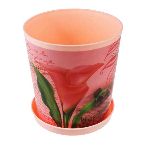 Горшок цветочный Калла 1.8 л, с поддоном