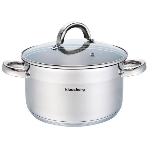Кастрюля из нержавеющей стали 3.5 л KB-7124 KLAUSBERG