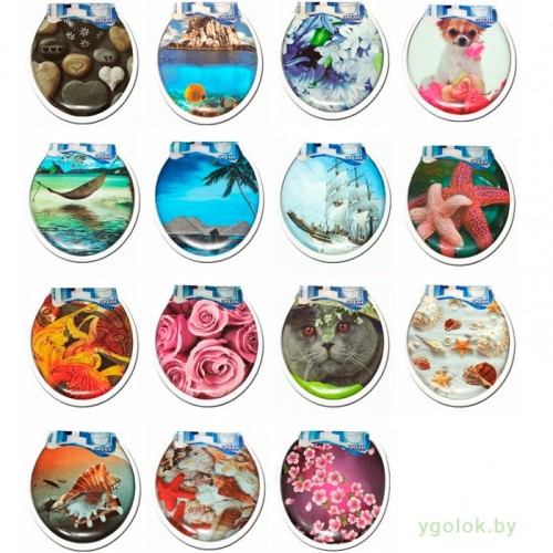 Сидение для унитаза мягкое ZALEL