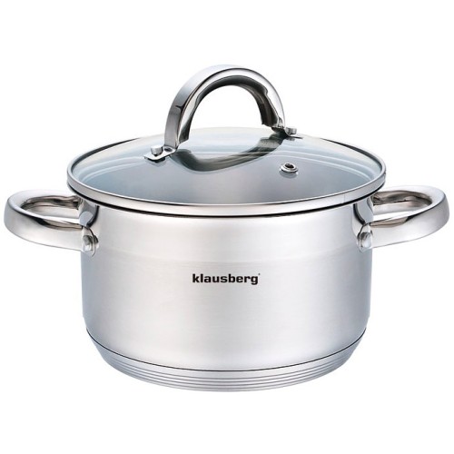 Кастрюля из нержавеющей стали 2.6 л KB-7123 KLAUSBERG Кастрюля из нержавеющей стали 2.6 л KB-7123 KLAUSBERG