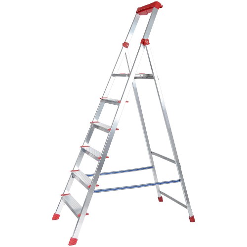 Алюминиевая стремянка (6 ступеней) NIKA Алюминиевая стремянка (6 ступеней) NIKA