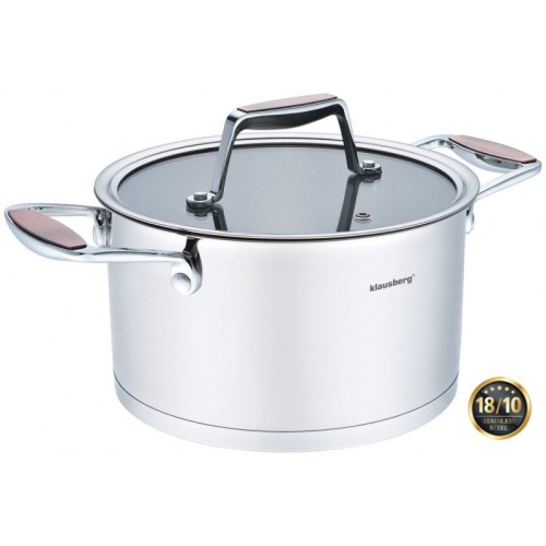 Кастрюля из нержавеющей стали 2.4 л KB-7226 KLAUSBERG