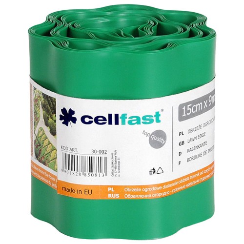 Лента бордюрная пластик 15x900 cм