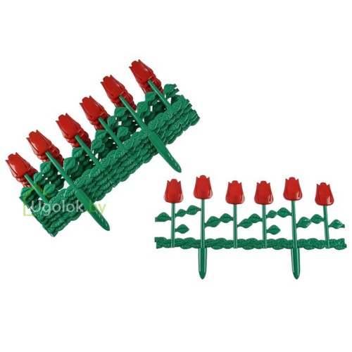 Ограждение Цветник №1 620x290 (6 штук) синий