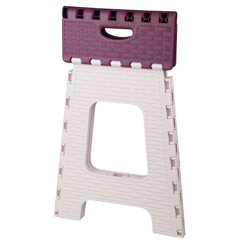 Табурет складной Плетенка (большой) серо-синий