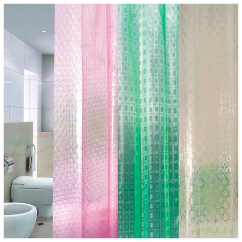 Шторка для ванной комнаты 3D ZALEL Шторка для ванной комнаты 3D ZALEL