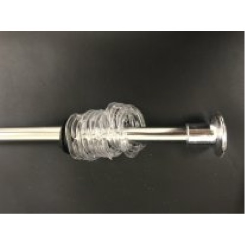 Карниз прямой (до 2 м) хромированный Европласт