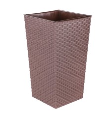 Кашпо напольное Ротанг со вставками (венге) 230x220x415 мм