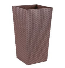 Кашпо напольное Ротанг (венге) 270x270x510 мм