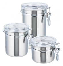Банки для сыпучих продуктов KH-4049 KINGHoff (3 штуки)