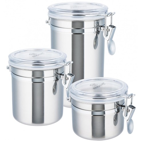 Банки для сыпучих продуктов KH-4049 KINGHoff (3 штуки)