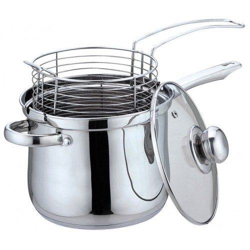 Кастрюля с корзиной для жарки 3.6 л со сливом KH-4581 KINGHoff Кастрюля с корзиной для жарки 3.6 л со сливом KH-4581 KINGHoff
