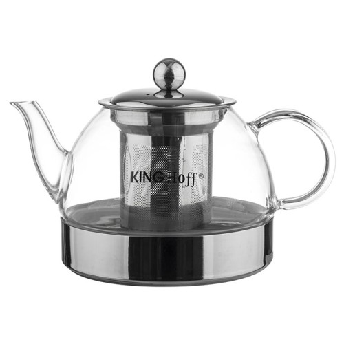 Заварочный чайник стеклянный 1 л KH-4846 KINGHoff Заварочный чайник стеклянный 1 л KH-4846 KINGHoff