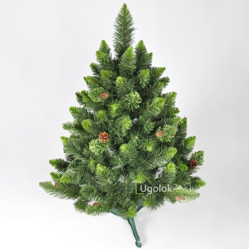 Елка (сосна) новогодняя Снежная Королева с зеленым напылением 100 см GrandCity