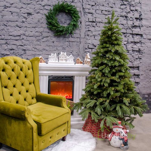 Елка новогодняя Сверк Тайга 220 см GrandCity (зеленый ствол) Елка новогодняя Сверк Тайга 220 см GrandCity (зеленый ствол)