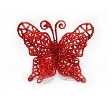 Новогоднее украшение Бабочка 9.5 см
