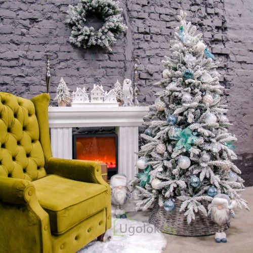 Елка искусственная заснеженная Арона 150 см GrandCity Елка искусственная заснеженная Арона 150 см GrandCity