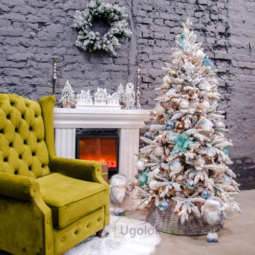 Елка искусственная заснеженная Арона 150 см GrandCity Елка искусственная заснеженная Арона 150 см GrandCity