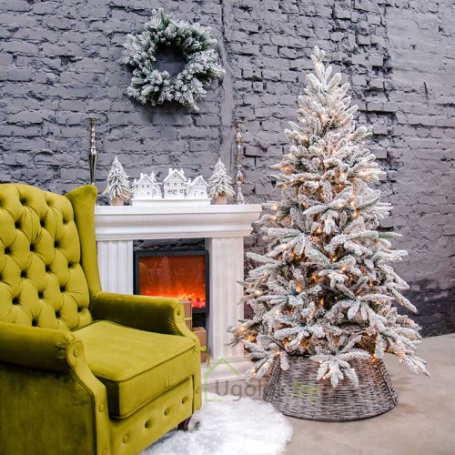 Елка искусственная заснеженная Арона 240 см GrandCity Елка искусственная заснеженная Арона 240 см GrandCity