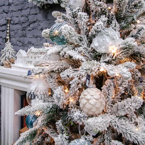 Елка искусственная заснеженная Арона 240 см GrandCity Елка искусственная заснеженная Арона 240 см GrandCity