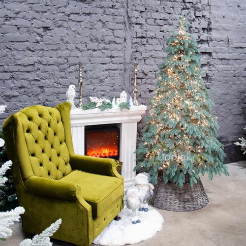 Елка новогодняя Премиум голубая 280 см РЕ GrandCity