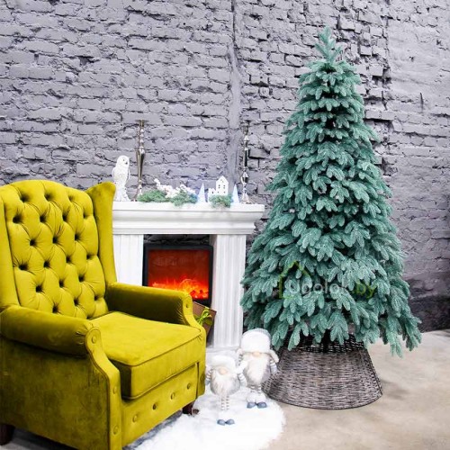 Елка новогодняя Премиум голубая 350 см РЕ GrandCity