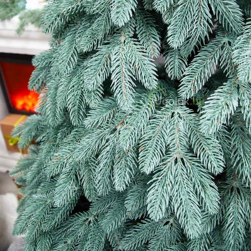 Елка новогодняя Премиум голубая 350 см РЕ GrandCity