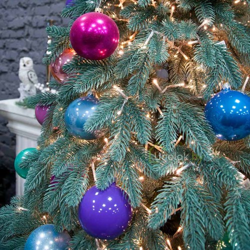 Елка новогодняя Премиум голубая 350 см РЕ GrandCity