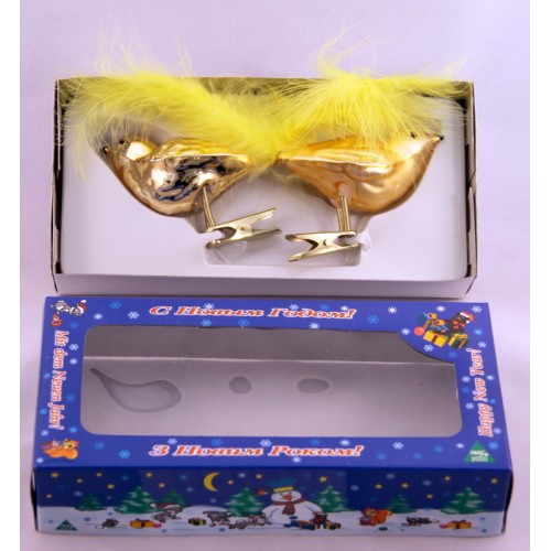 Набор фигур для елки Птицы (2 штуки)