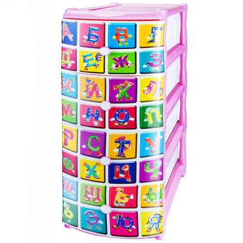 Комод пластиковый Эльфпласт Алфавит Комод пластиковый Эльфпласт Алфавит