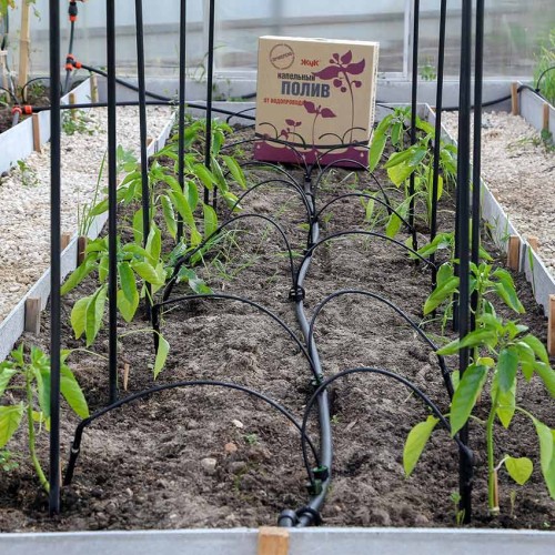 Капельный полив от водопровода ЖУК (Автомат) 30 растений Капельный полив от водопровода ЖУК (Автомат) 30 растений