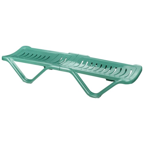 Шезлонг пластиковый Эконом голубой Шезлонг пластиковый Эконом голубой