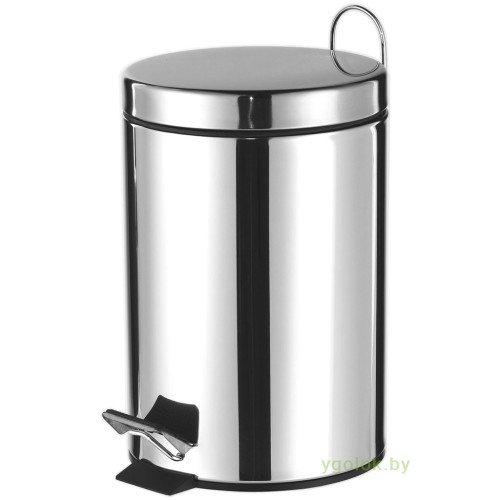 Ведро для мусора круглое глянцевое 20 л Feniks