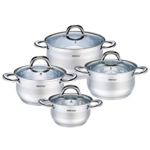 Набор кастрюль KH-1095 KINGHoff (8 предметов) Набор кастрюль KH-1095 KINGHoff (8 предметов)