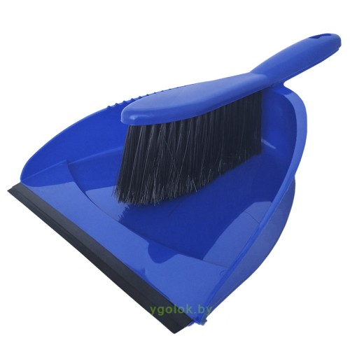 Совок с резинкой + щетка-сметка Совок с резинкой + щетка-сметка