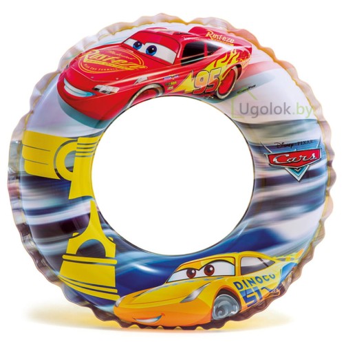 Надувной круг Intex Тачки 51 см (58260NP) 3-6 лет Надувной круг Intex Тачки 51 см (58260NP) 3-6 лет