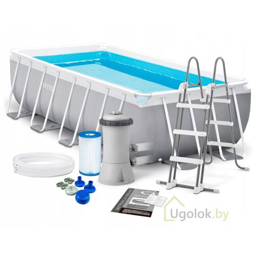 Бассейн каркасный Intex Prism Frame 400x200x100 см (26788NP) Бассейн каркасный Intex Prism Frame 400x200x100 см (26788NP)
