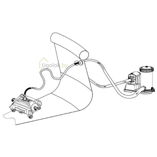 Автоматический пылесос для бассейна Intex (28001)