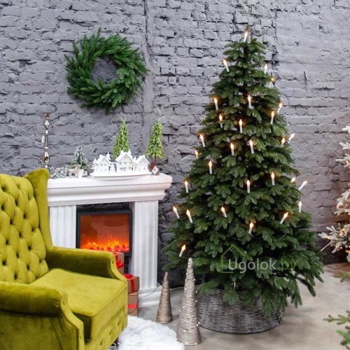 Елка новогодняя Премиум зеленая 120 см РЕ GrandCity Елка новогодняя Премиум зеленая 120 см РЕ GrandCity