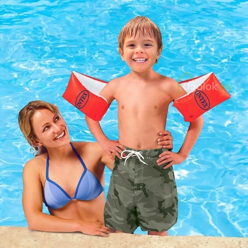 Нарукавники надувные Intex Deluxe 30x15 см (58641NP) 6-12 лет Нарукавники надувные Intex Deluxe 30x15 см (58641NP) 6-12 лет
