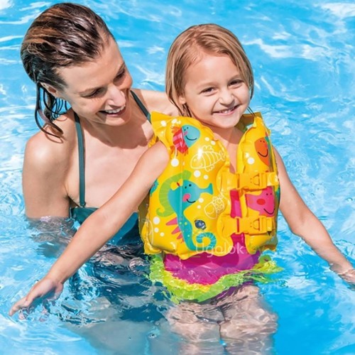 Жилет для плавания Intex Тропические друзья 41x30 см (59661NP) 3-5 лет