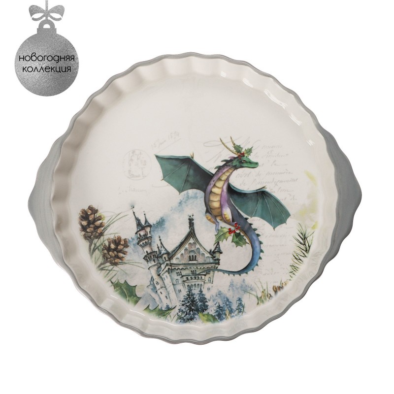 Блюдо для запекания «Дракоша»  28.5×25×4.3 см 9569561 9569561 купить в Минске - интернет-магазин Ugolok.by