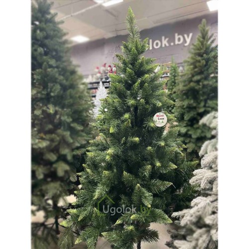 Елка искусственная Грация 180 см с салатовым напылением GrandCity