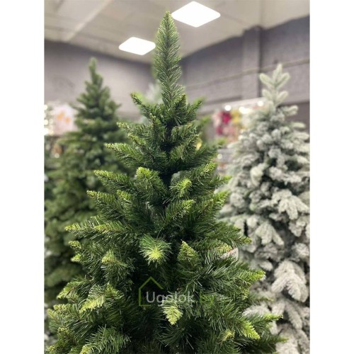 Елка искусственная Грация 180 см с салатовым напылением GrandCity