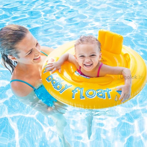 Надувной круг с трусиками 70 см Intex My Baby Float (56585NP) 6-12 мес.